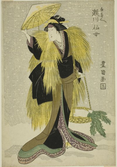 El actor Segawa Senjo como Shirotae de Utagawa Toyokuni I