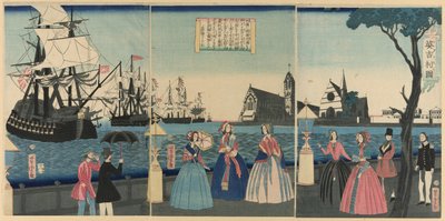 Inglaterra (Igirisu koku) de Utagawa Yoshitora