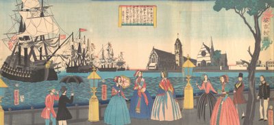 Inglaterra Igirisukoku, 2º mes, 1865 de Utagawa Yoshitora