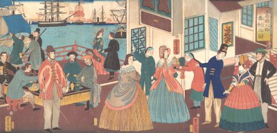 Pueblos de las Cinco Naciones de Utagawa Yoshitora