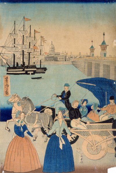 Imagen de Londres, Inglaterra de Utagawa Yoshitora