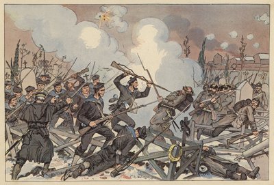 Batalla de Le Bourget, Sitio de París, Guerra Franco-Prusiana de Victor Armand Poirson
