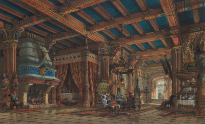 Interior del castillo de V. Germain