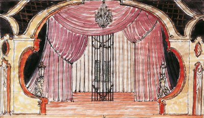 Escenografía de Cosi Fan Tutte de Wolfgang Amadeus Mozart de Vaclav Gottlieb