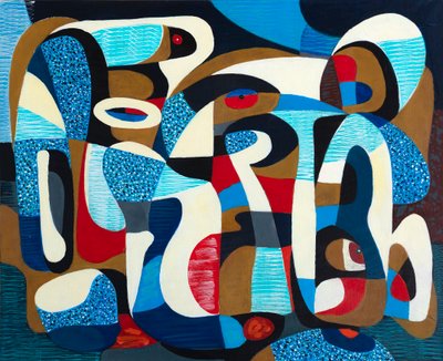 Sueño de pájaro, 2019 (acrílico sobre lienzo) de Vadym Vaskovsky