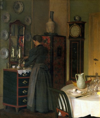 Hora del té, 1898 de Valdemar Kornerup