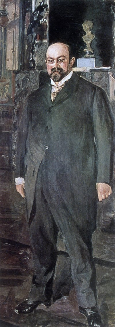 Mikhail Abramaovich Morozov (1870-1903 coleccionista y mecenas ruso) de Valentin Aleksandrovich Serov