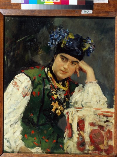 Retrato de Sofía Dragomirov (Sofia Mihailovna Dragomirov de Valentin Aleksandrovich Serov
