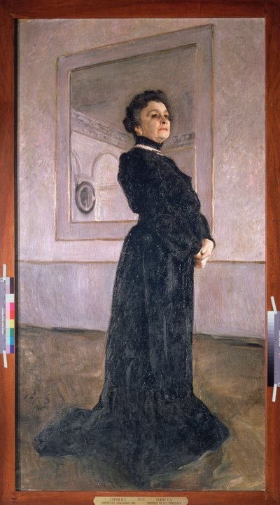 Retrato de la actriz Maria Yermolova (1853-1928). Pintura de Valentin Alexandrovich Serov (1865-1911), óleo sobre lienzo de Valentin Aleksandrovich Serov