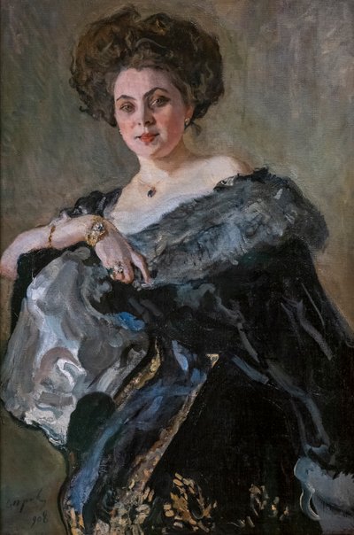 Retrato de Evdokia Sergeevna Morozova de Valentin Aleksandrovich Serov