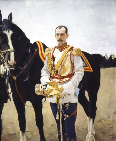 Retrato del Gran Duque Pablo Alexandrovich de Rusia 1860-1919, 1897 de Valentin Aleksandrovich Serov