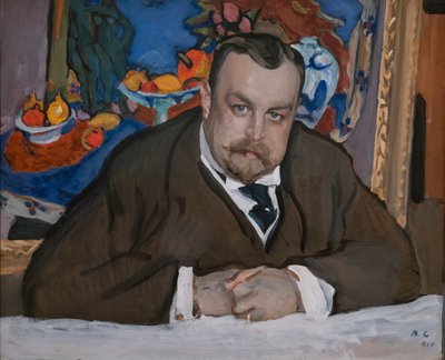Retrato de Iván Abramovich Morozov de Valentin Aleksandrovich Serov