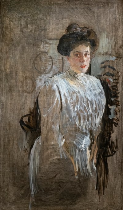 Retrato de Margarita Kirilovna Morozova de Valentin Aleksandrovich Serov