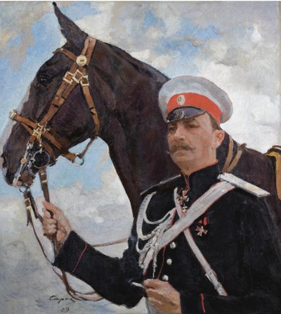 Retrato del Príncipe Félix Yusúpov, Conde Sumarokov-Elston 1856-1928 de Valentin Aleksandrovich Serov