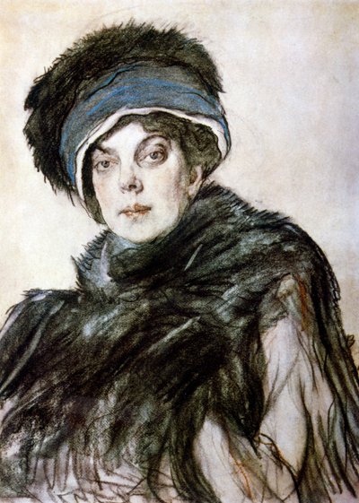 Retrato de la Princesa Olga Orlova de Valentin Aleksandrovich Serov