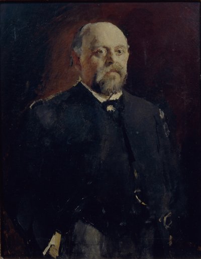 Retrato de Savva Mamontov 1841-1918, 1890 de Valentin Aleksandrovich Serov