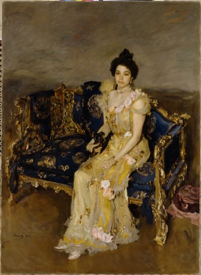 Retrato de Sofia Botkina, 1899 de Valentin Aleksandrovich Serov