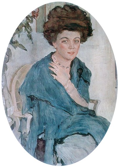 Retrato de Yelena Oliv, 1909 de Valentin Aleksandrovich Serov