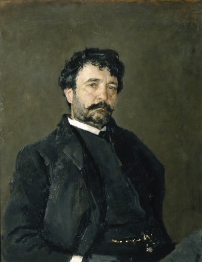 Retrato del cantante de ópera Angelo Masini 1844-1926, 1890 de Valentin Aleksandrovich Serov