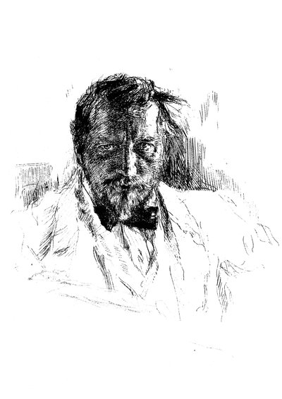 Autorretrato, 1898 de Valentin Aleksandrovich Serov