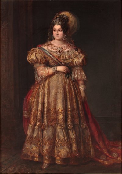 María Cristina de Borbón de Valentin Carderera y Solano