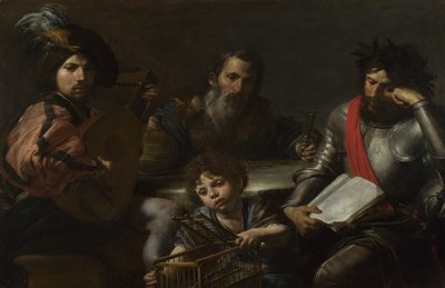 Las cuatro edades del hombre de Valentin de Boullogne