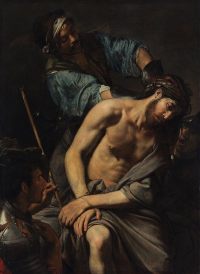 La coronación de espinas y la burla de Cristo de Valentin de Boulogne