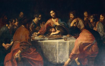 La Última Cena de Valentin de Boulogne