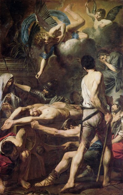 Martirio de San Proceso y San Martiniano de Valentin de Boulogne