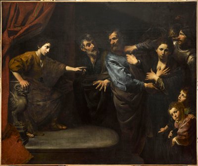 La inocencia de Susana reconocida o el juicio de Daniel, por Valentin de Boullogne (1591-1632) de Valentin de Boulogne