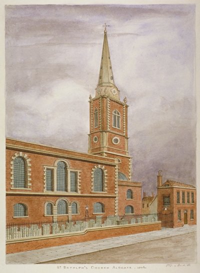 Iglesia de San Botolph, Aldgate, Ciudad de Londres, 1806 de Valentine Davis