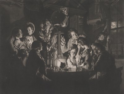 Un Filósofo Mostrando un Experimento en la Bomba de Aire, 1769 de Valentine Green