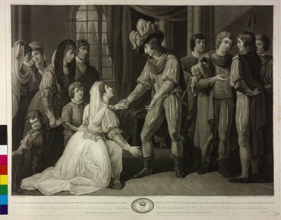 Rey de Inglaterra lady Elizabeth Grey y Eduard IV de Valentine Green