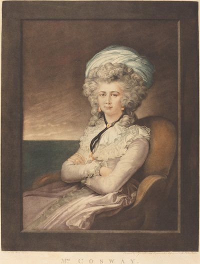 Maria Cecilia Louisa Cosway de Valentine Green after Maria Cosway