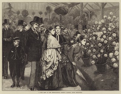 Exposición de rosas en los Jardines de la Sociedad de Horticultura, South Kensington de Valentine Walter Lewis Bromley