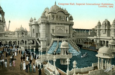 Sala del Congreso, Exposición Internacional Imperial, Londres, 1909 de Valentine and Sons Ltd