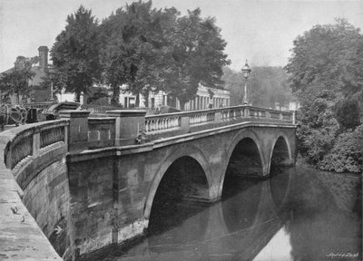 Puente de Leamington, c. 1896 de Valentine and Sons Ltd
