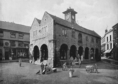 Mercado y Casa Kyrles, Ross, c1896 de Valentine and Sons Ltd