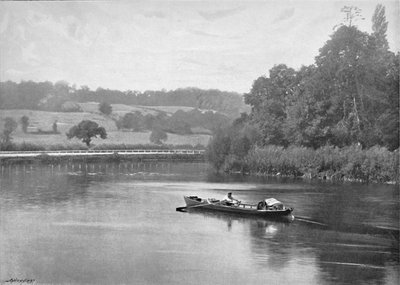 El Támesis en Runnymede, c1896 de Valentine and Sons Ltd