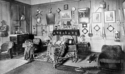 Una habitación en el Castillo de Stirling, Escocia, 1924-1926 de Valentine and Sons Ltd