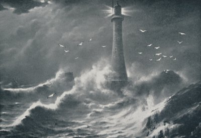 Faro de Eddystone, 1910 de Valentine and Sons Ltd