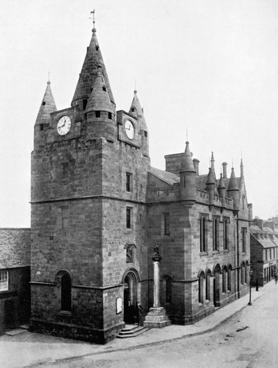 Torre vieja, Tain, Ross y Cromarty, Escocia, 1924-1926 de Valentine and Sons Ltd