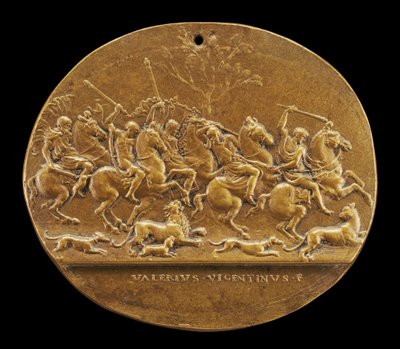 Una cacería de leones de Valerio Belli
