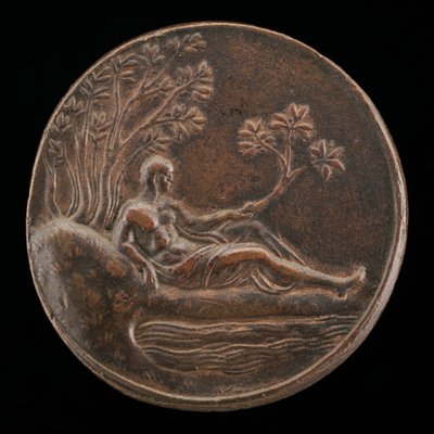 Bembo junto a un arroyo [reverso] de Valerio Belli