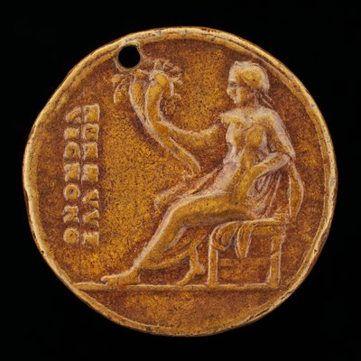 Concordia sosteniendo cornucopias [reverso] de Valerio Belli