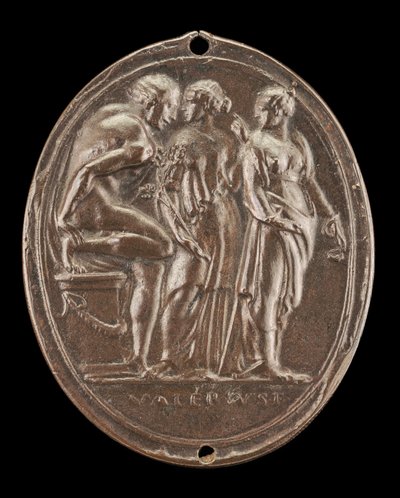 Orestes liberado de las Furias, probablemente 1520s, antes de 1540 de Valerio Belli
