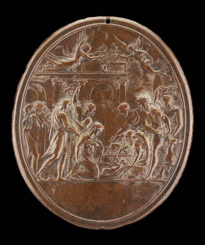 La adoración de los pastores de Valerio Belli