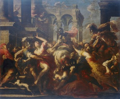 El rapto de las sabinas de Valerio Castello