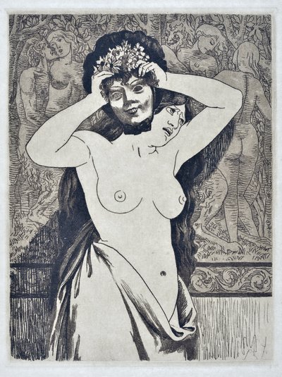 La máscara (dibujo) de Valère Bernard