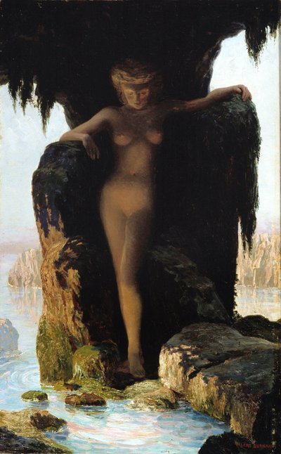 La Fuente (óleo sobre lienzo) de Valère Bernard